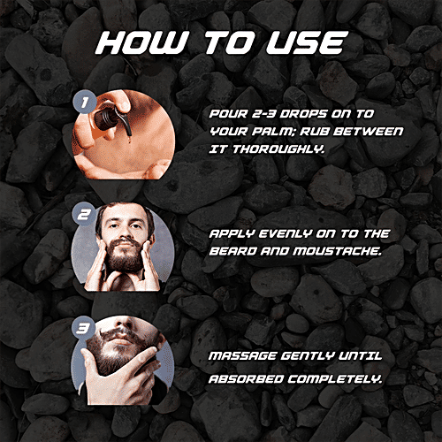 Biker's All New Beard Styling Oil - Shiny Look, With Argan Oil & Vitamin E, For Soft, Smooth & Shiny Looking Beard, 30 ml  