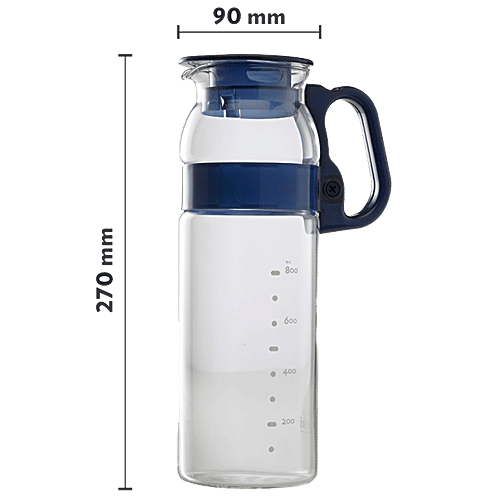 Buy Borosil Glass Jug With Plastic Handle Clear Online at Best Price