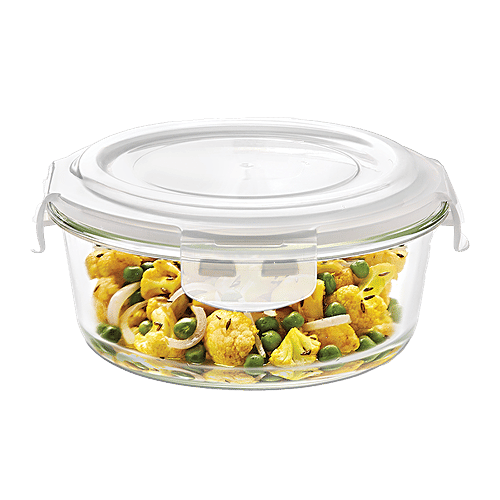 Buy Borosil Klip N Store Glass Storage Container With AirTight Lid