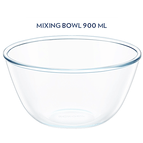Buy Borosil Borosilicate Glass Mixing & Serving Bowls With Lids Oven