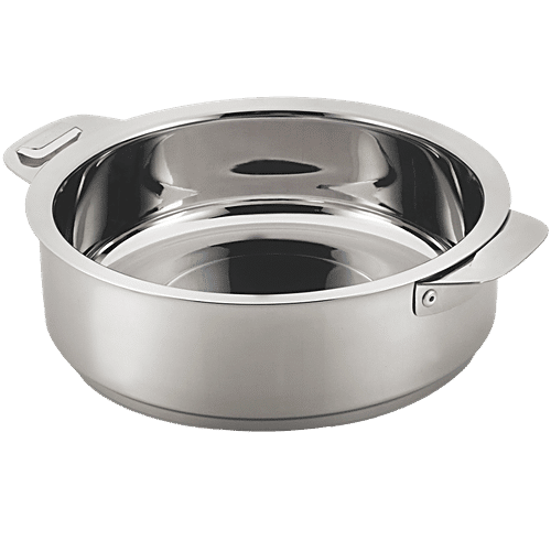 Borosil Stainless Steel Idli Server - Insulated, Airtight, Silver, 3 L (1 pc) 