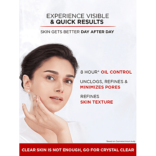 L'Oreal Paris Revitalift Crystal Fresh Hydrating Gel Cream - Oil Free Finish, For Clear Skin, 15 ml Jar 