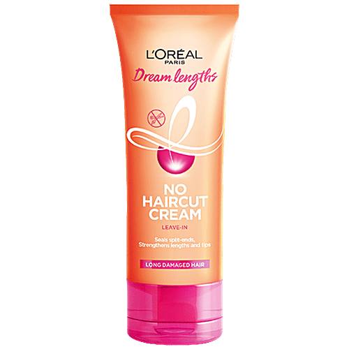 L'Oreal Paris Dream Lengths No Haircut Cream - Leave In, Seals Split Ends & Tips, Paraben Free, 50 ml  