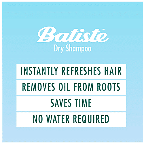 Batiste Dry Shampoo - Fresh & Feminine Wildflower, Feel Refreshed, 200 ml  