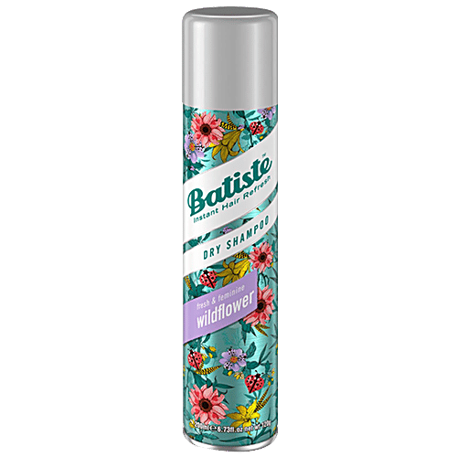 Batiste Dry Shampoo - Fresh & Feminine Wildflower, Feel Refreshed, 200 ml  