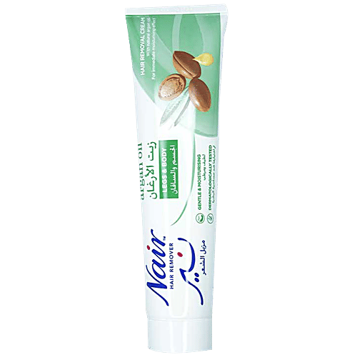 Nair  Hair Removal Cream - Argan Oil, For Legs & Body, 110 g  