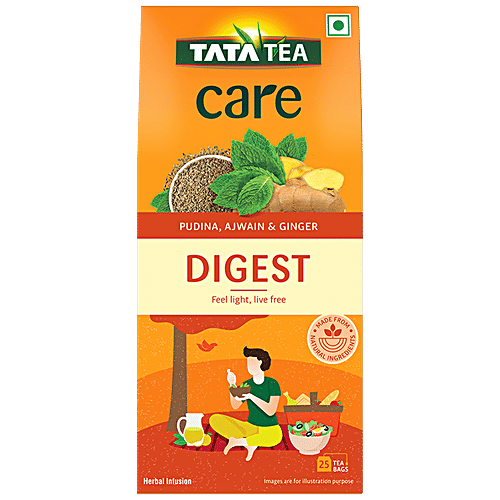 Buy Tata Tea Care Digest Herbal Infusion Green Tea With Pudina
