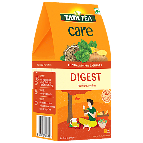 Buy Tata Tea Care Digest Herbal Infusion Green Tea With Pudina