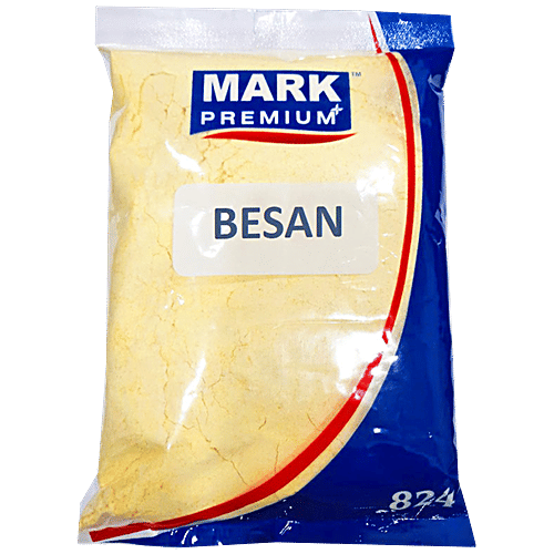 Mark Premium Besan - Made From Chana Dal, Rich In Protein & Iron, Gluten Free, 500 g Pouch 