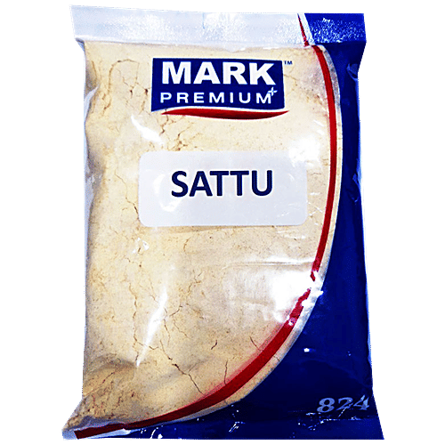 Mark Premium Sattu - Made From Chana, Rich In Protein, Healthy Snack, Provides Energy & Strength, 500 g Pouch