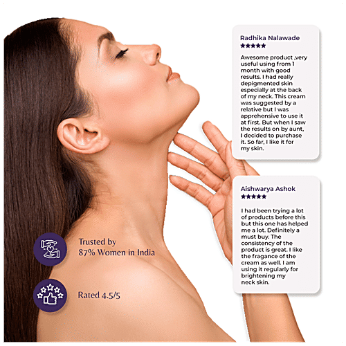 Sanfe Promise Vitamin C Neck Glo Cream - Lightens Dark Spots, 30 g  