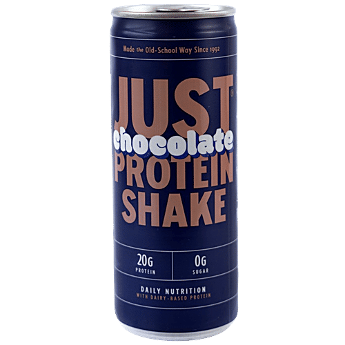 Just Protein Shake - Chocolate, 20g Protein, 0g Sugar, Daily Nutrition, 240 ml  