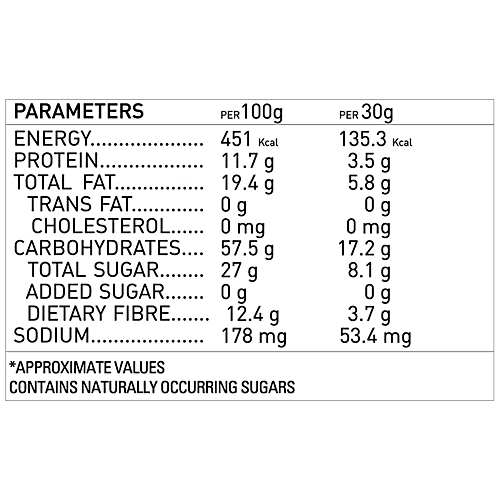 Kibi Kibi Bliss Balls - Nuts, Seeds & Dry Fruits, No Added Sugar, Gluten Free, Peanut Butter Blast, 30 g Pouch 