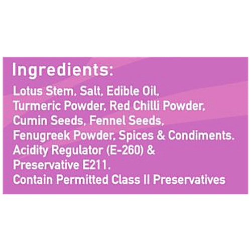 Graminway Tasty Lotus Stem Pickle - Good For Health, 200 g  