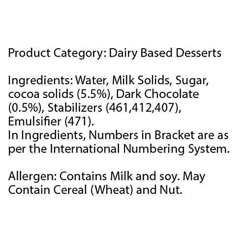 Baskin Robbins Ice Cream - Dutch Chocolate, Mega Saver Pack, 700 ml  Tempting Chocolate
 Distinct Hint of Cocoa