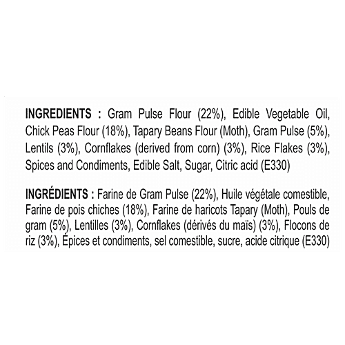 Gwalia Gujarati Chawana - Sweet & Spicy, Mixed Lentil & Gram Flour Snack, 1 kg Pouch 