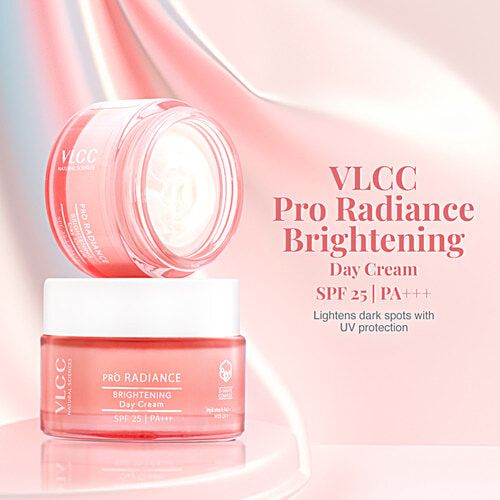 VLCC Pro Radiance Skin Brightening Day Cream - SPF 25 PA+++ For Bright Complexion, 50 g