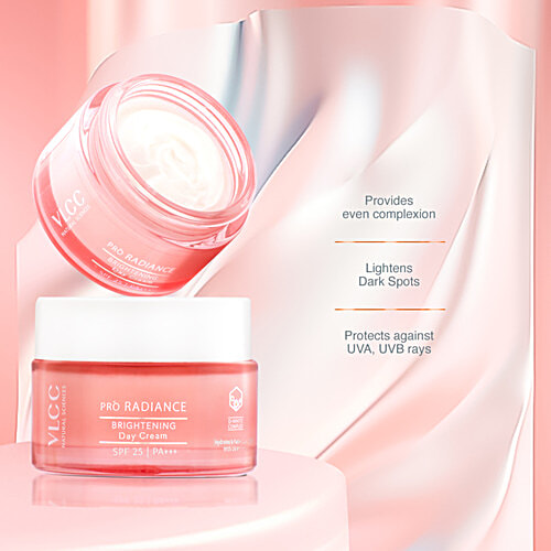 VLCC Pro Radiance Skin Brightening Day Cream - SPF 25 PA+++ For Bright Complexion, 50 g