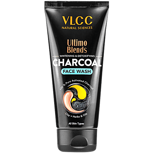 Buy VLCC Ultimo Blends Charcoal Face Wash Or Whitening & Detoxifying