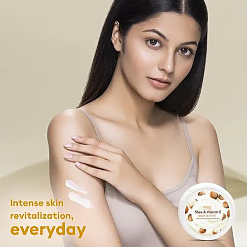 VLCC Shea & Vitamin E Body Butter With Shea Butter, Vitamin E & Antioxidants, 200 g  