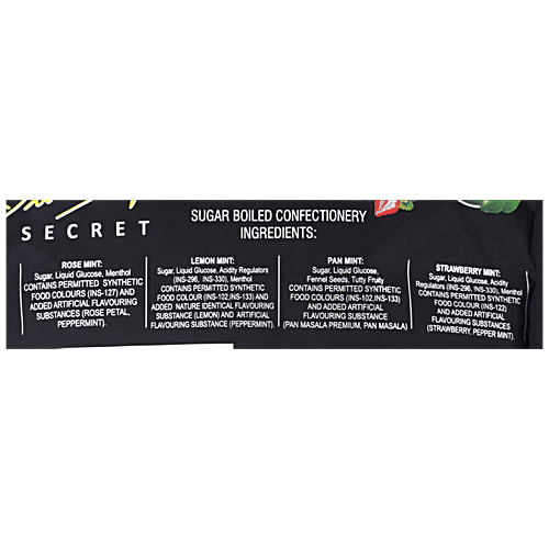 DERBY Darling Secret Fruit Flavoured Mint Candy - Assorted, Chewy Texture, 175 g (50 pcs)