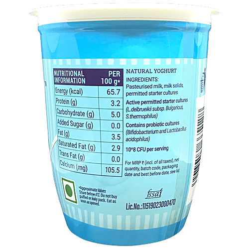 Mamie Yova Deliciously French Yogurt - Natural, Probiotic-Rich, Creamy & Thick, No Preservatives, 400 g  