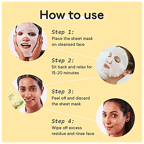 Quench Botanics Mama Cica Mud Dipping Sheet Mask - Korean Ginseng, For Oil Control & Clear Skin, 23 ml  