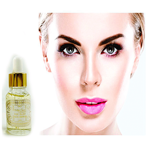 Pink Line 24k Gold Face Serum - SR07, 100% Pure, Nacinamide, For Smooth, Wrinkle-free Look, 15 ml  