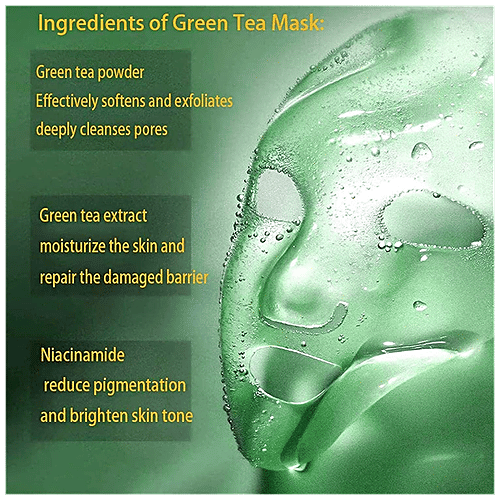 Pink Line Green Mask Stick - PL107G, Provides, Deep Cleansing, Exfoliation, Blackhead Removal, 40 g