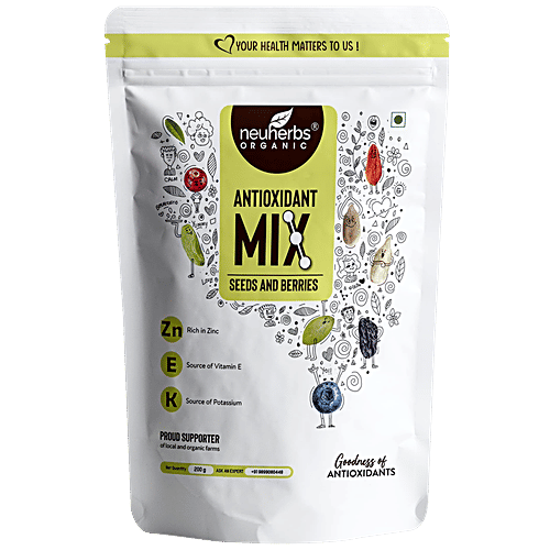 Buy Neuherbs Antioxidants Mix Seeds & Berries, Rich In Protein, Fiber