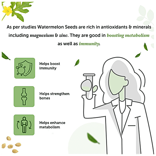 Buy Neuherbs Watermelon Seeds Raw & Unroasted, Rich In Protein