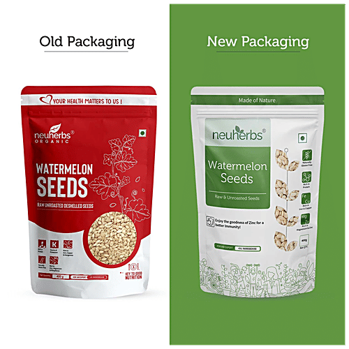 Buy Neuherbs Watermelon Seeds Raw & Unroasted, Rich In Protein