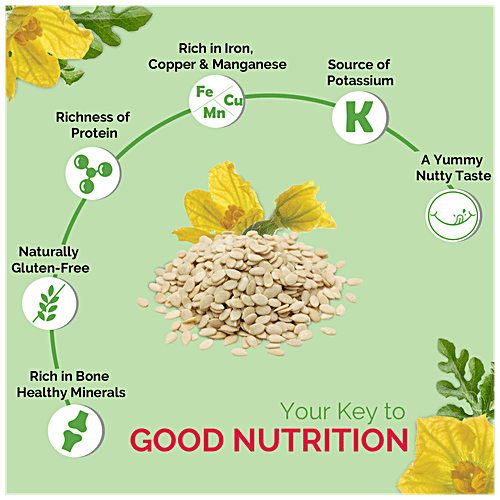 Buy Neuherbs Watermelon Seeds Raw & Unroasted, Rich In Protein