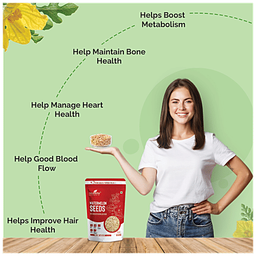 Buy Neuherbs Watermelon Seeds Raw & Unroasted, Rich In Protein