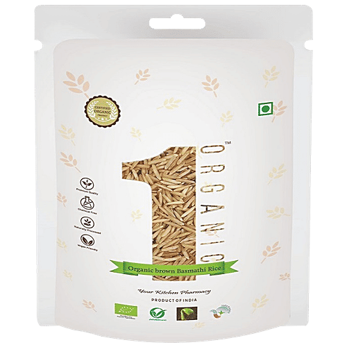 Buy Brown Basmati Rice Naturally Processed, Vegan, Supports