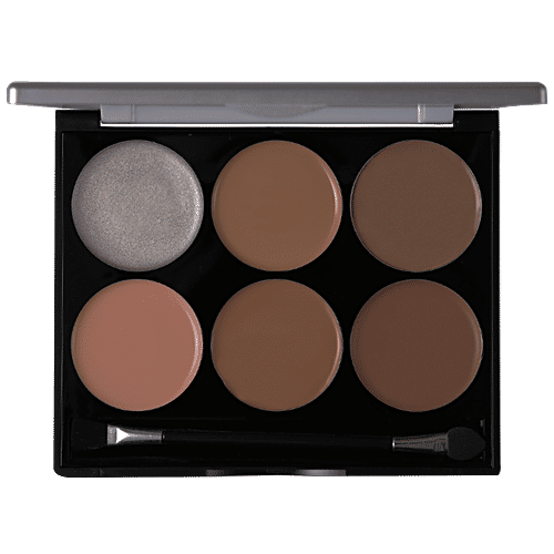 Miss Rose 6 Color Ultra Makeup Base Palette - Highly Pigmented, 21 g 7601-036N 01
