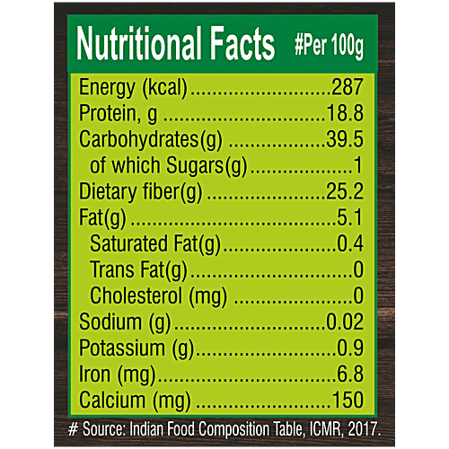 24 Mantra Organic Roasted Chana - Plain, 185 g Jar 