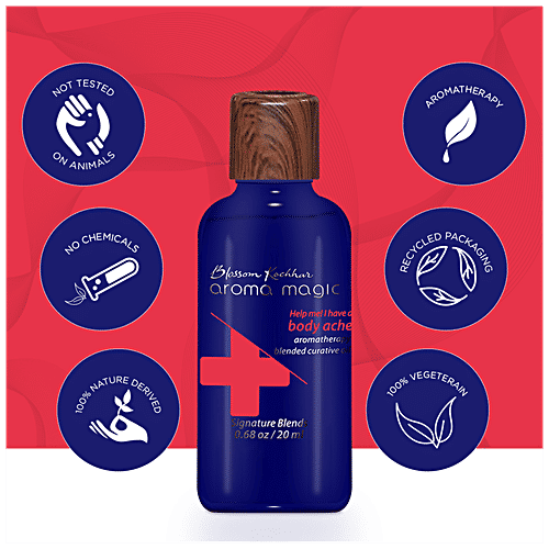 Aroma Magic  Help Me I Have A Body Ache Curative Oil - Signature Blends, Aromatherapy, Relaxes Muscles, 20 ml Bottle 