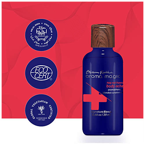 Aroma Magic  Help Me I Have A Body Ache Curative Oil - Signature Blends, Aromatherapy, Relaxes Muscles, 20 ml Bottle 