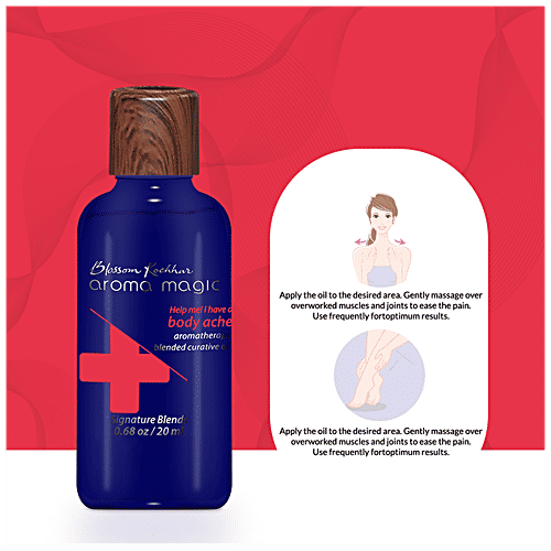 Aroma Magic  Help Me I Have A Body Ache Curative Oil - Signature Blends, Aromatherapy, Relaxes Muscles, 20 ml Bottle 