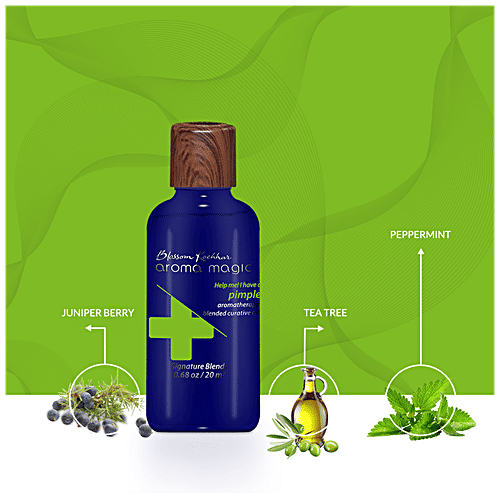 Aroma Magic  Help Me I Have A Pimple Curative Oil - Signature Blends, Aromatherapy, Helps Treat Acne, 20 ml Bottle 
