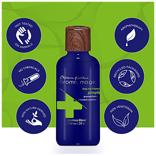Aroma Magic  Help Me I Have A Pimple Curative Oil - Signature Blends, Aromatherapy, Helps Treat Acne, 20 ml Bottle 