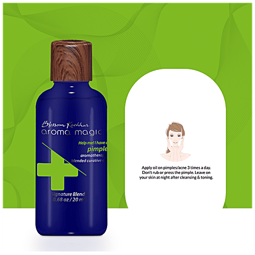 Aroma Magic  Help Me I Have A Pimple Curative Oil - Signature Blends, Aromatherapy, Helps Treat Acne, 20 ml Bottle 