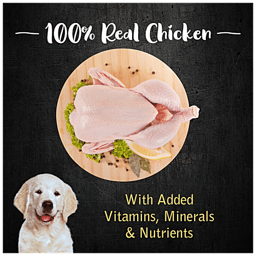 Drools Gourmet Bites Dog Food - Very Berry Chicken, Vikas Khanna Recipe, For Puppies, 100 g