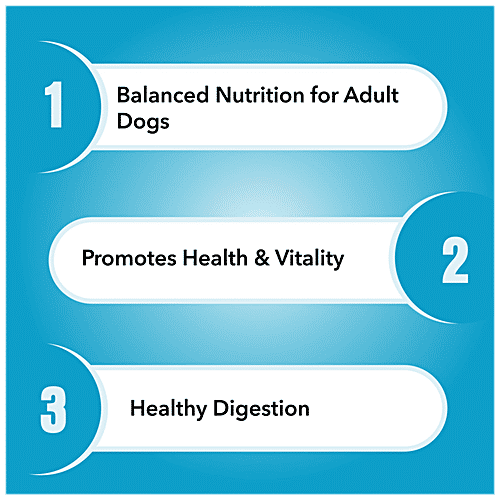 Purepet Chicken & Vegetables Dry Dog Food - Ideal Weight Formula, Balanced Nutrition, For Adults, 15 (Get 2 kg Extra Free Inside) 