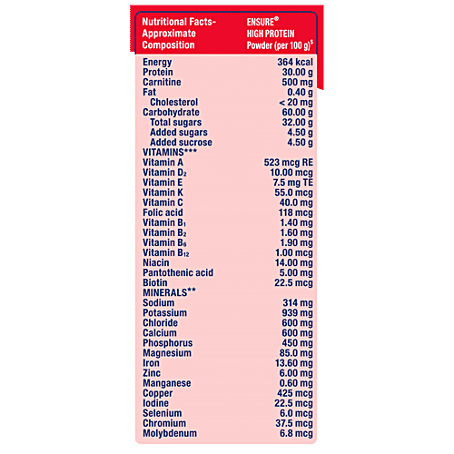 Buy Ensure High Protein Powder Health Supplement, Supports Muscle, Strength, For Active Adults