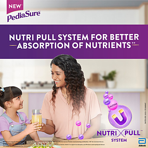 Pediasure Zero Sucrose Nutrition Drink - Vanilla Flavour, Nutrition For Kids Growth, 400 g Box Contains Zero Sugar, Scientifically Designed Nutrition For Kids