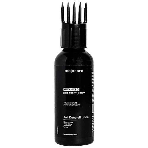 Mojocare Anti Dandruff Lotion - With Tea Tree Oil, Salicylic Acid & Zinc Pyrithione, 60 ml  Reduces Itchiness & Flakes, Removes Dandruff & Dryness, For Men & Women