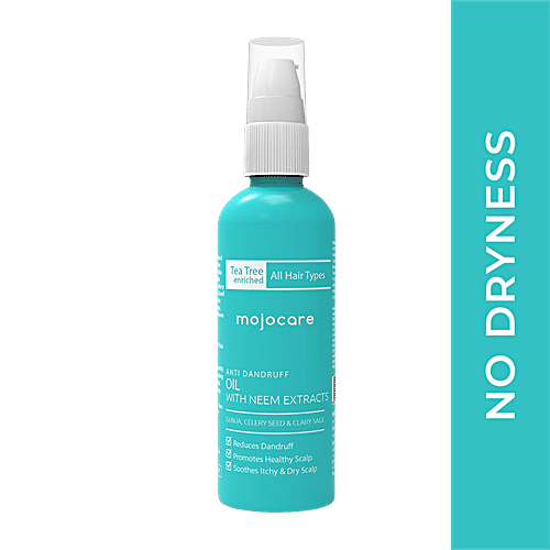 Buy Mojocare Anti Dandruff Oil With Tea Tree Oil & Neem Extracts