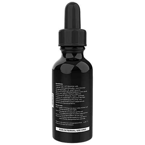 Mojocare Advanced Anti-Greying Hair Tonic - With Aloe Vera, No Side Effects, Paraben Free, 30 ml Enhances Hair Strength & Shine, Makes Hair Darker & Prevents Premature Greying, Silicone Free, For Men & Women